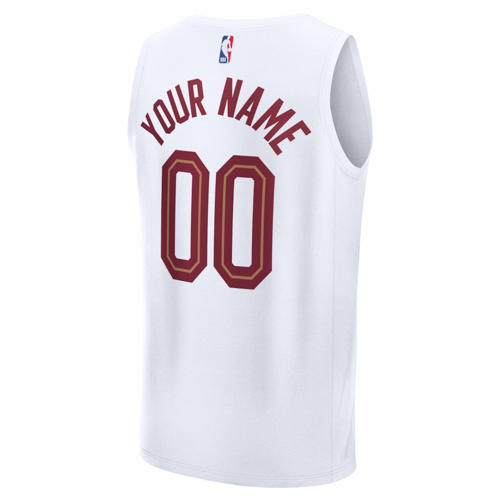 Cleveland Cavaliers Fastbreak Custom Jersey sale - Association Editi- White | Fanatics outlet