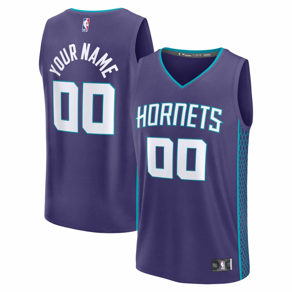 Charlotte Hornets Youth Fastbreak Custom Jersey - Statement Edition - Purple | Fanatics for sale