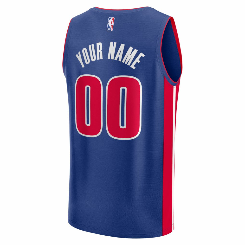 Detroit Pistons Youth Fastbreak Custom Jersey sale - Icon Editi- Blue | Fanatics shop