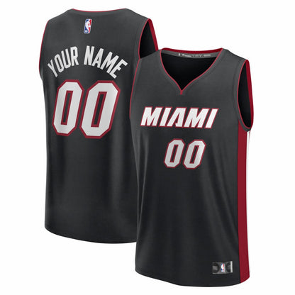 Miami Heat Fastbreak Custom Jersey - Icon Edition - Black | Fanatics shop