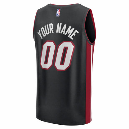 Miami Heat Fastbreak Custom Jersey - Icon Edition - Black | Fanatics shop