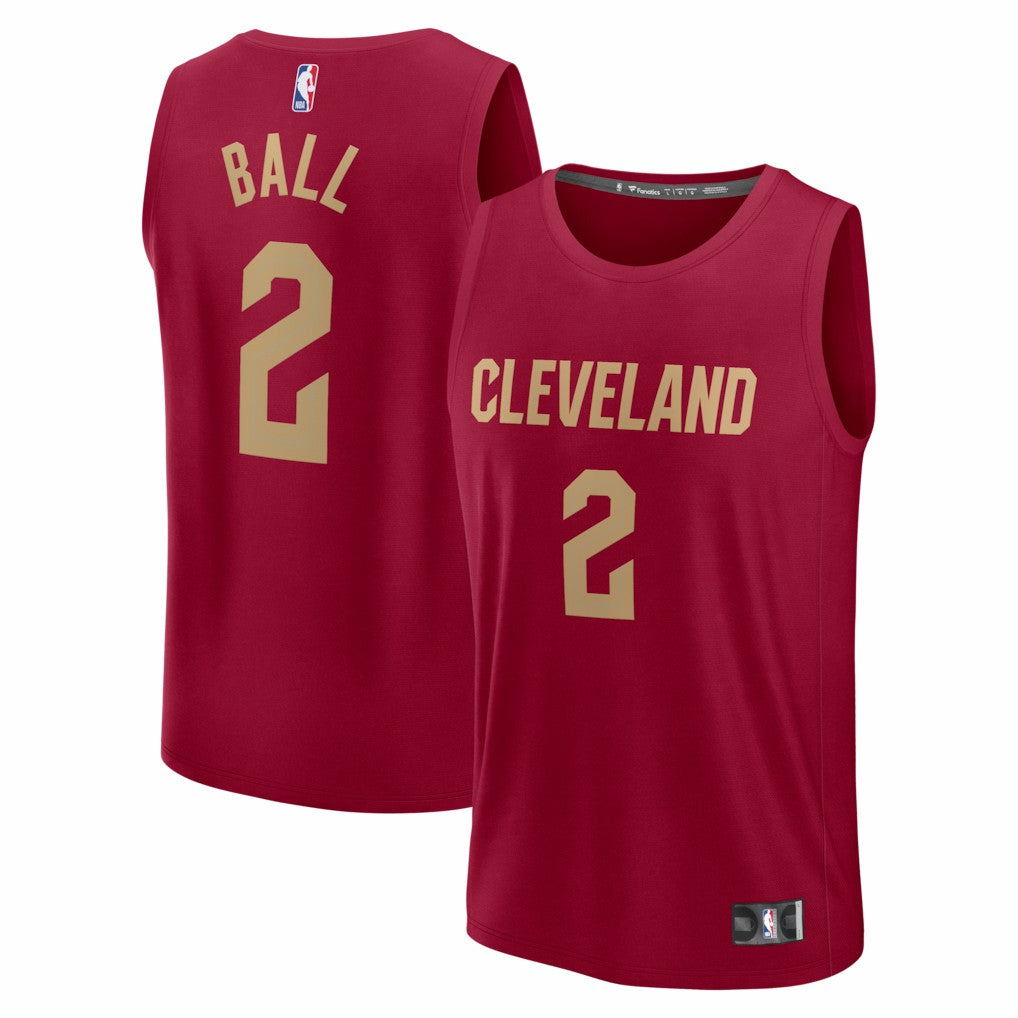 Lonzo Ball Cleveland Cavaliers Fast Break Replica Jersey sale - Wine sale - Icon Edition | Fanatics shop