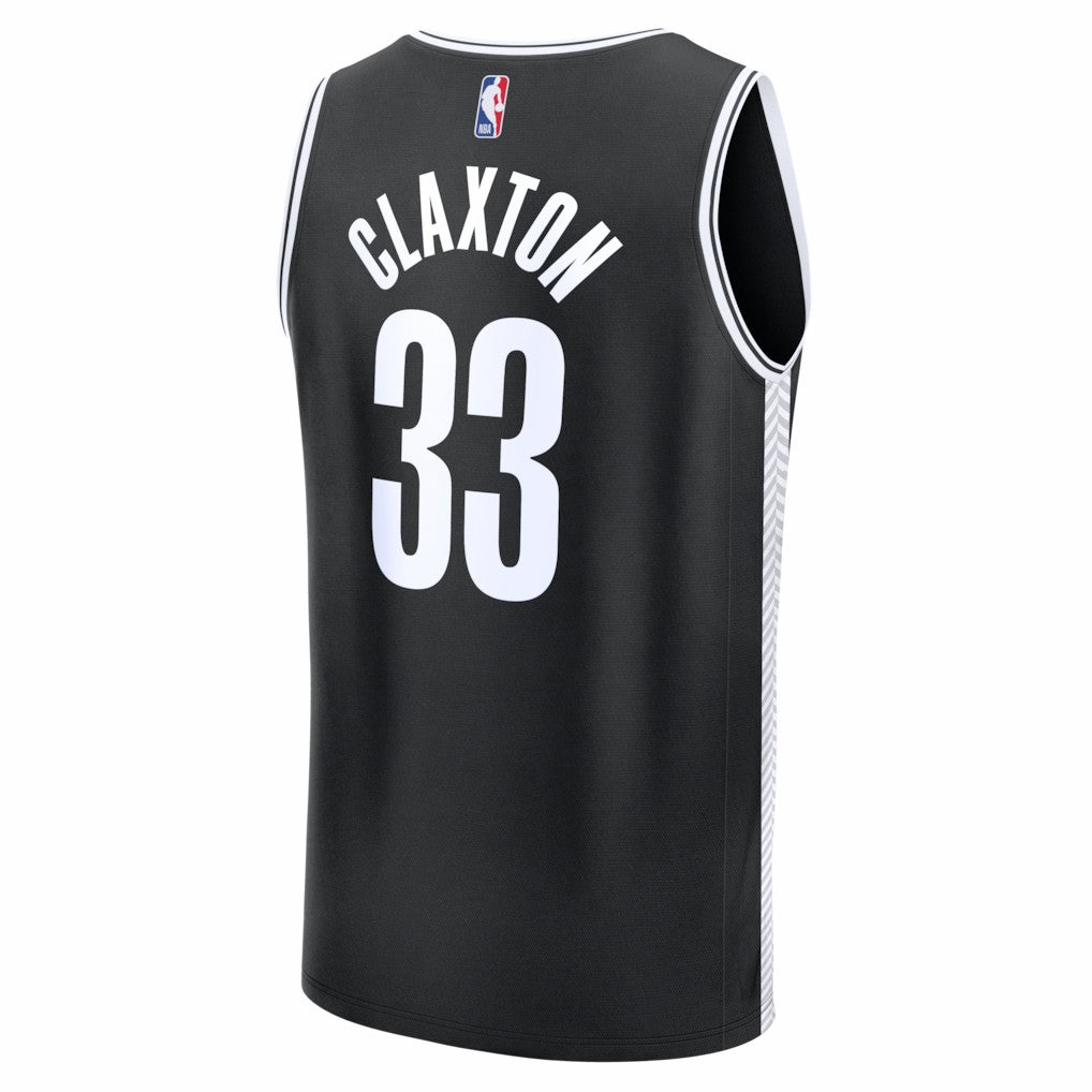 Nic Claxton Brooklyn Nets Fast Break Replica Jersey - Black - Icon Edition | Fanatics for sale