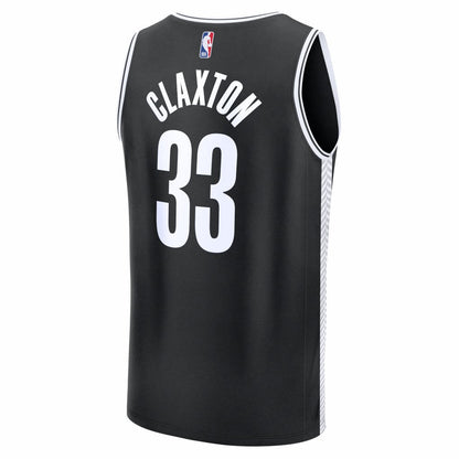 Nic Claxton Brooklyn Nets Fast Break Replica Jersey - Black - Icon Edition | Fanatics for sale