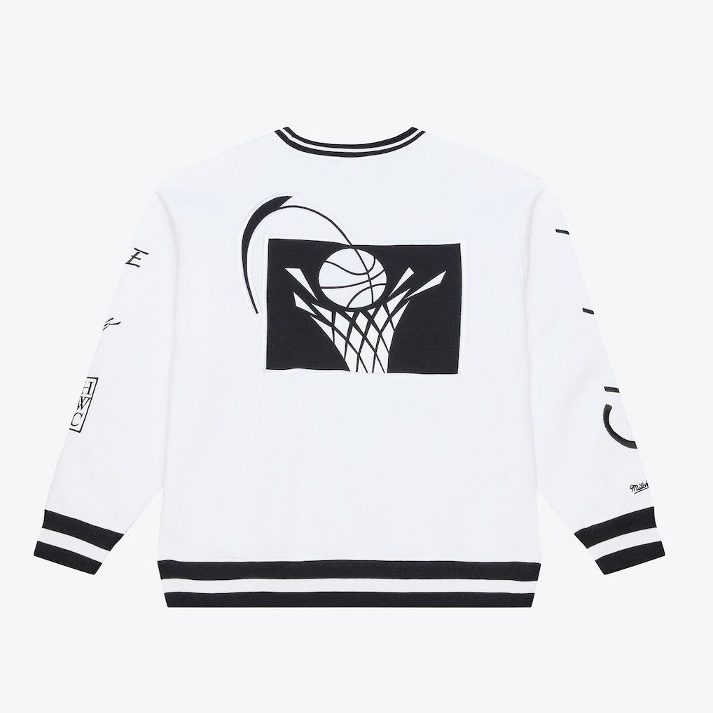 Cleveland Cavaliers Arctic Fleece Sweatshirt sale - White | Mitchell & Ness outlet