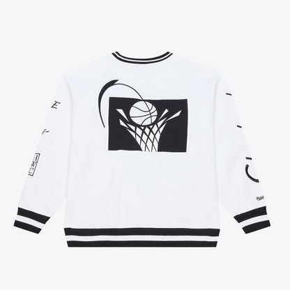 Cleveland Cavaliers Arctic Fleece Sweatshirt sale - White | Mitchell & Ness outlet