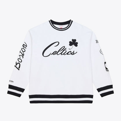 Boston Celtics Arctic Fleece Sweatshirt - White | Mitchell & Ness online