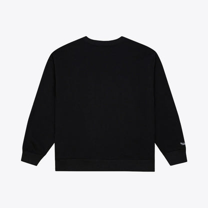 Chicago Bulls Women's Hardwood Classics Script Lightweight Sweatshirt - Black | Mitchell & Ness discount
