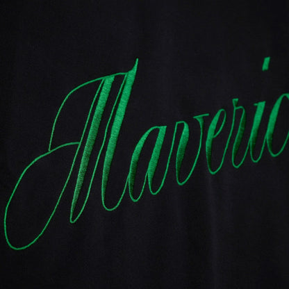 Dallas Mavericks Women's Hardwood Classics Script Lightweight Sweatshirt sale - Black | Mitchell & Ness for sale