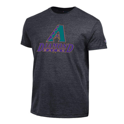 Arizona Diamondbacks Champion Cooperstown Logo Tri-Blend T-Shirt - Black