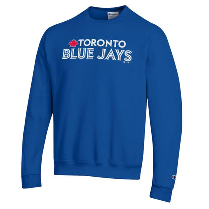 Toronto Blue Jays Champion Powerblend Wordmark Sweatshirt - Royal