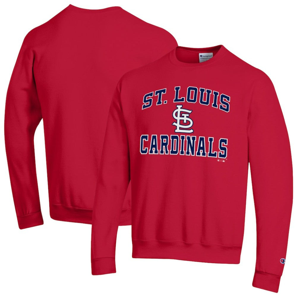 St. Louis Cardinals Champion Heart & Soul Powerblend Sweatshirt - Red