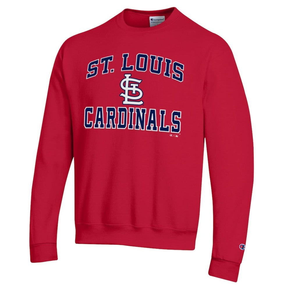 St. Louis Cardinals Champion Heart & Soul Powerblend Sweatshirt - Red