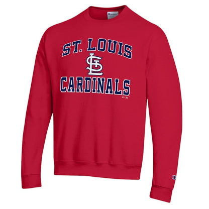 St. Louis Cardinals Champion Heart & Soul Powerblend Sweatshirt - Red