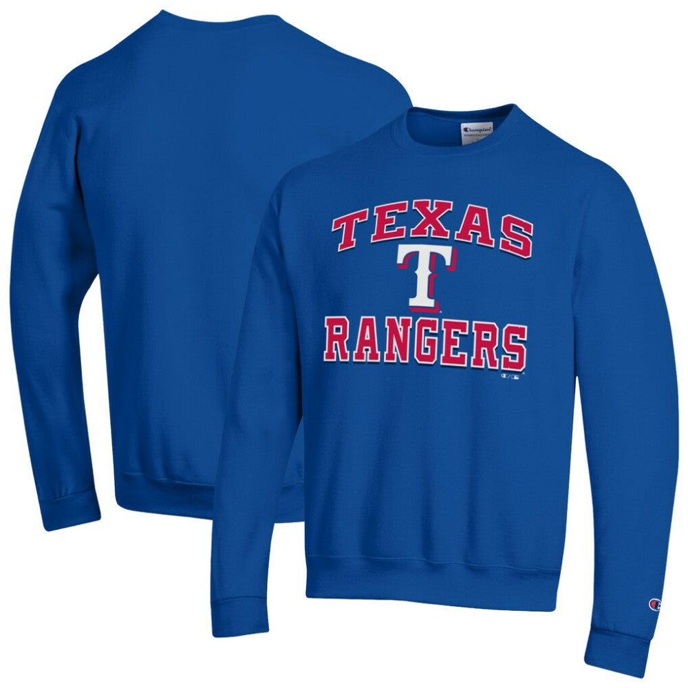 Texas Rangers Champion Heart & Soul Powerblend Sweatshirt - Royal