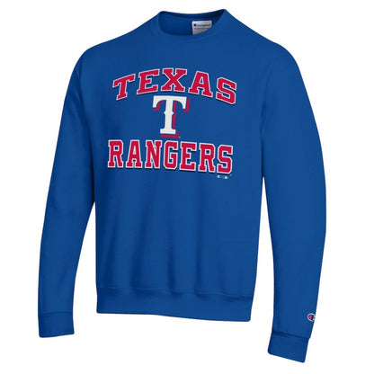 Texas Rangers Champion Heart & Soul Powerblend Sweatshirt - Royal