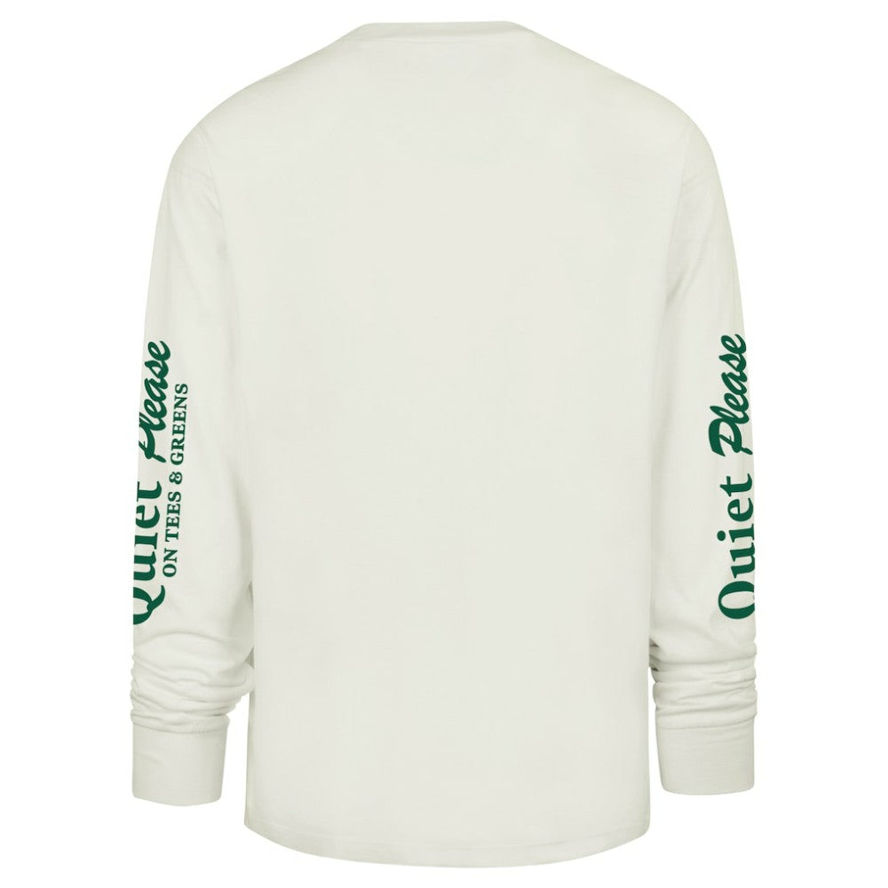 Los Angeles Dodgers Quiet Please Foundation Long Sleeve T-Shirt - Cream | 47 brand