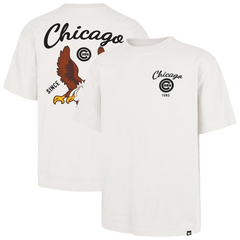 Chicago Cubs Souvenir Eagle Foundation T-Shirt - Cream | 47 brand