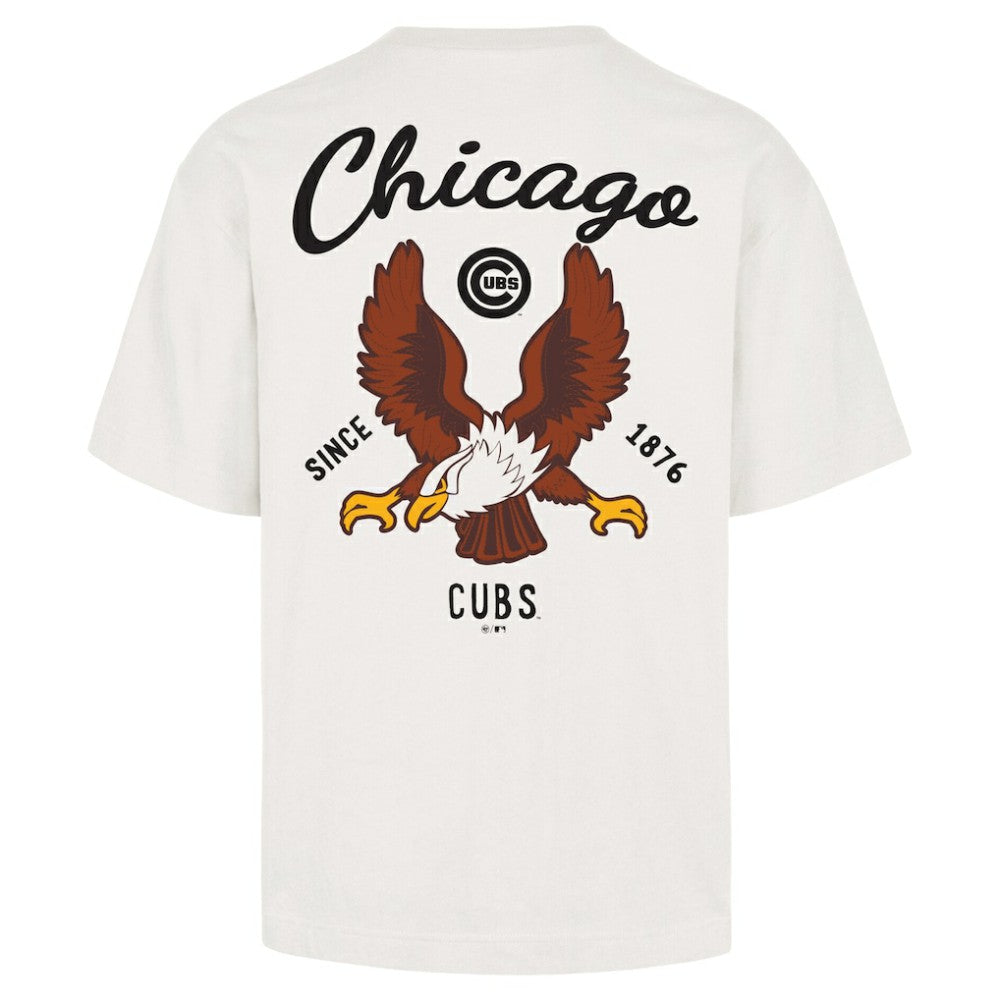 Chicago Cubs Souvenir Eagle Foundation T-Shirt - Cream | 47 brand
