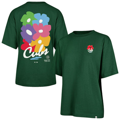 Chicago Cubs Unisex Gallery Foundation T-Shirt - Dark Green | 47 brand