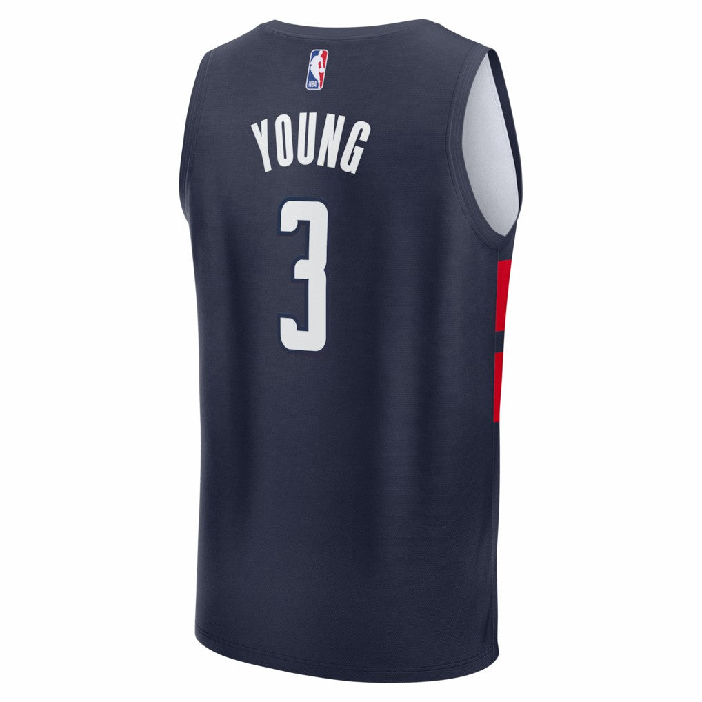 Trae Young Washington Wizards Fast Break - Statement Edition - Navy | Fanatics on sale