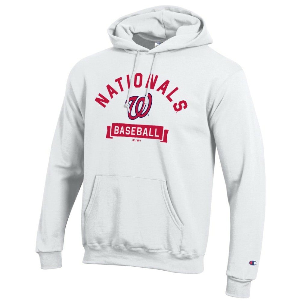 Washington Nationals Champion Eco Powerblend Hoodie - White