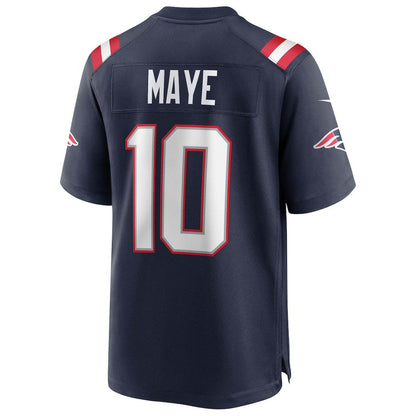 Drake Maye New England Patriots Super Bowl LX Patch Game Jersey - Navy | Nike online
