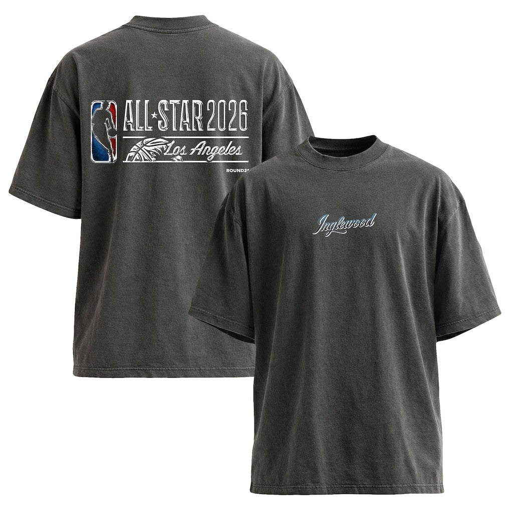 round21 Unisex 2026 NBA All-Star Game Court T-Shirt - Gray on sale