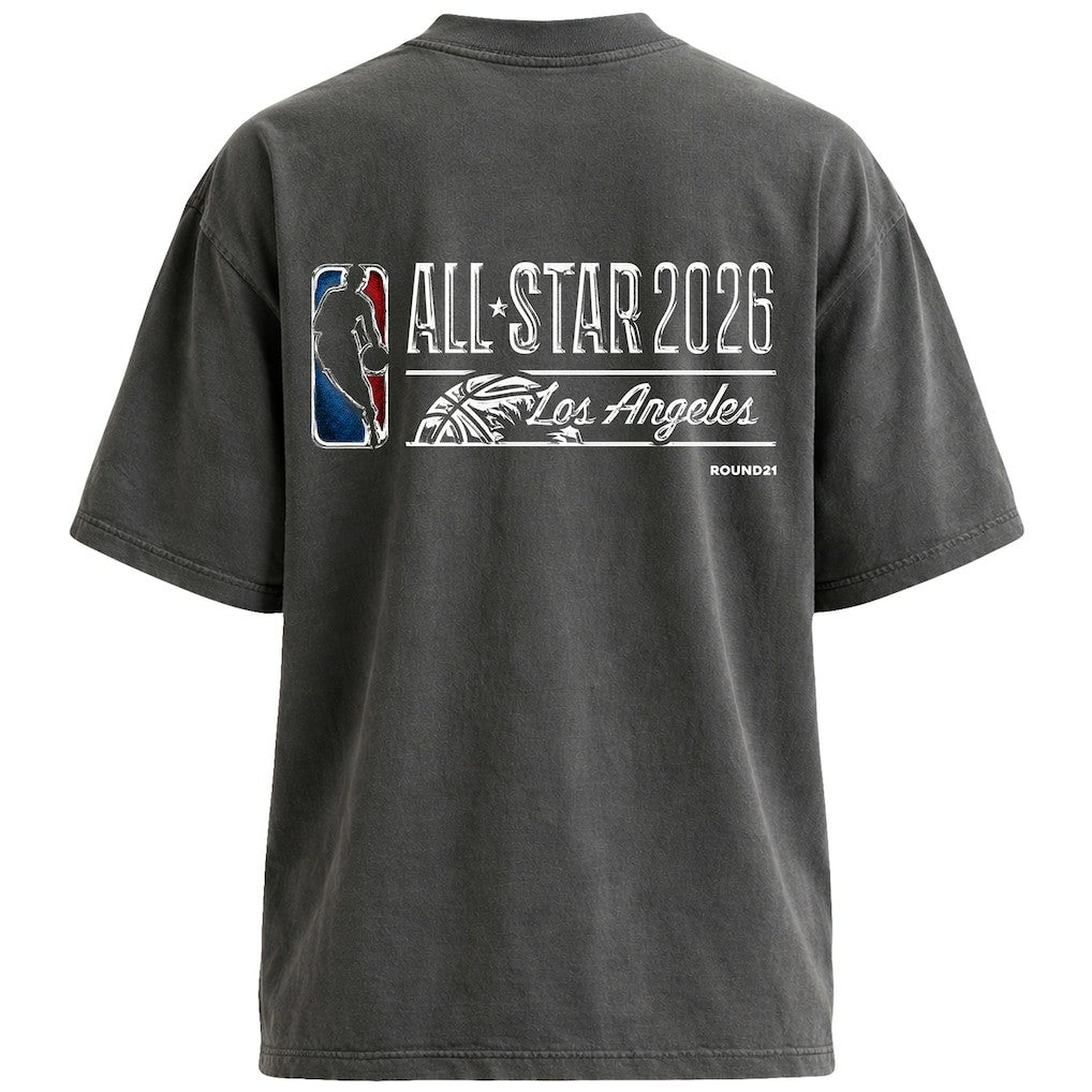 round21 Unisex 2026 NBA All-Star Game Court T-Shirt - Gray on sale