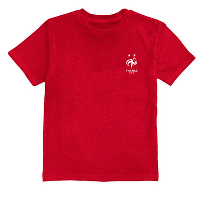 France National Team Vive La Fete Youth Impressions Artwork T-Shirt - Red shop