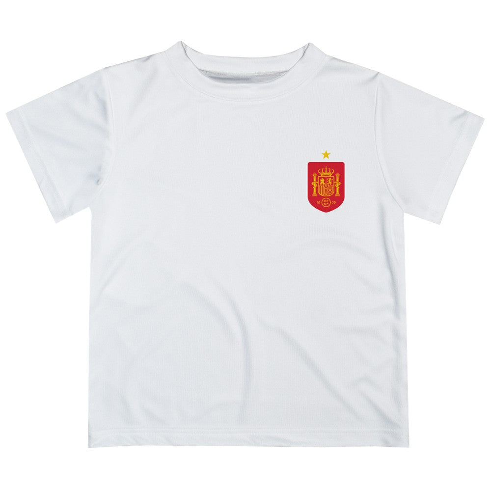 Spain National Team Vive La Fete Youth Impressions Artwork T-Shirt - White online