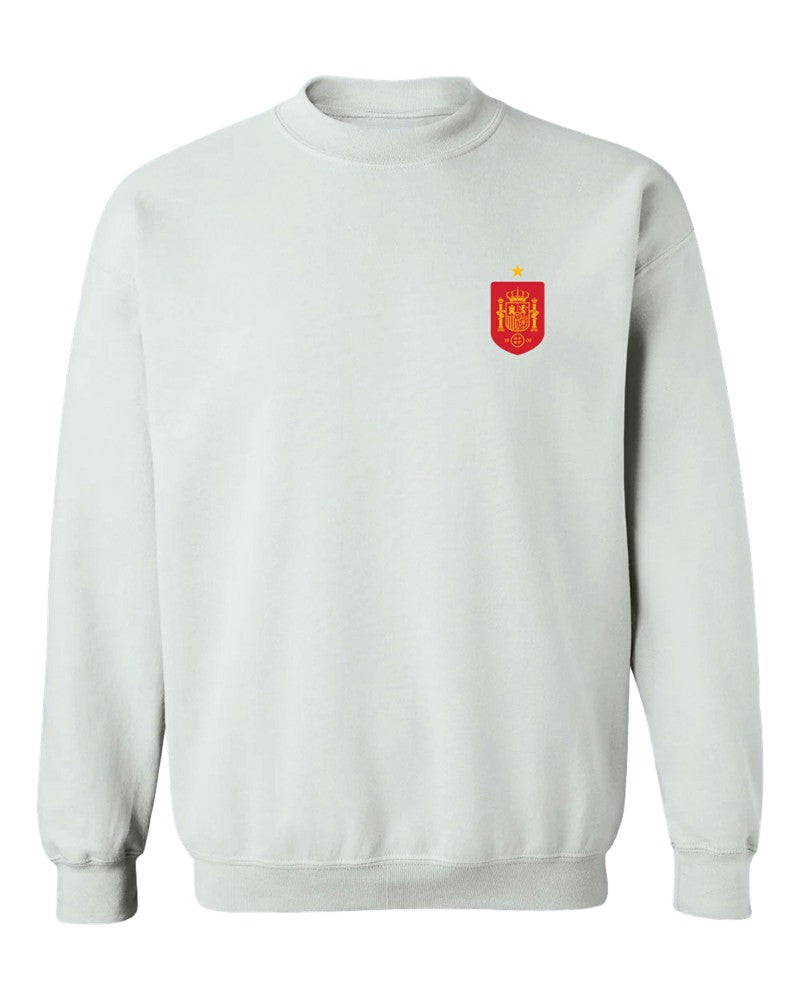 Spain National Team Vive La Fete Women's Impressions Artwork Sweatshirt - White online