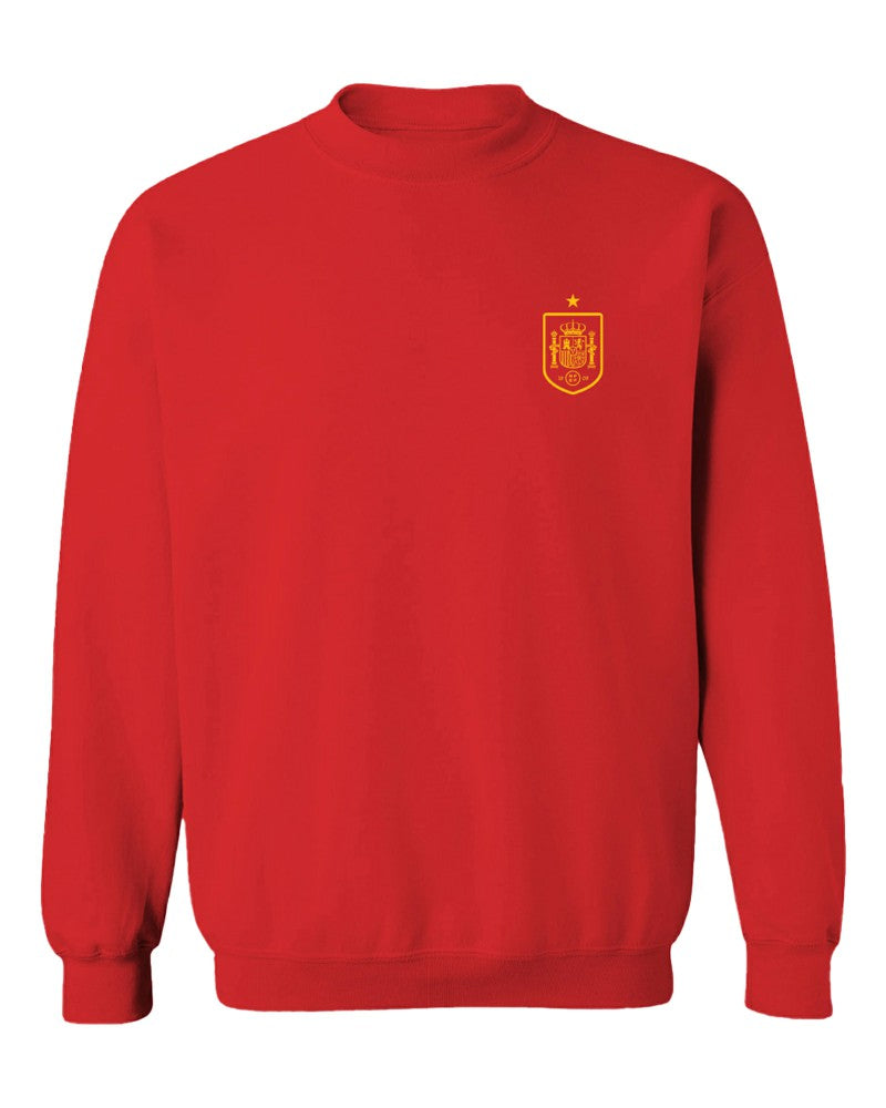 Spain National Team Vive La Fete Women's Impressions Artwork Sweatshirt - Red online