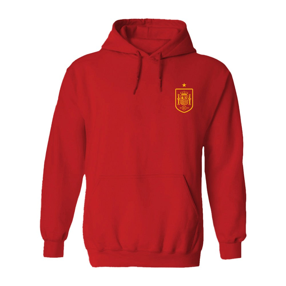 Spain National Team Vive La Fete Women's Impressions Artwork Hoodie - Red discount