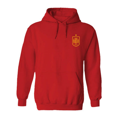 Spain National Team Vive La Fete Women's Impressions Artwork Hoodie - Red discount