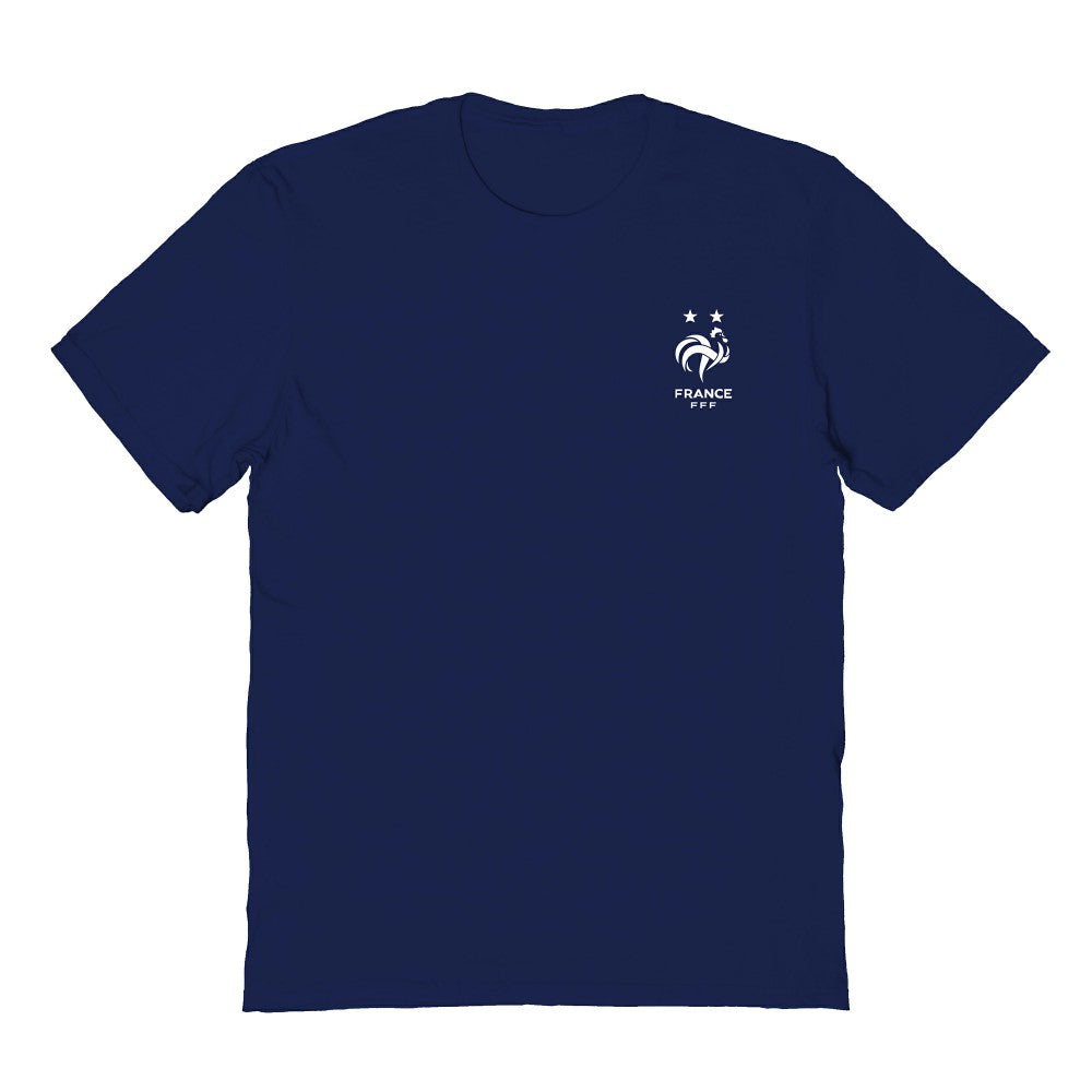 France National Team Vive La Fete Women's Impressions Artwork Fitted T-Shirt - Navy online