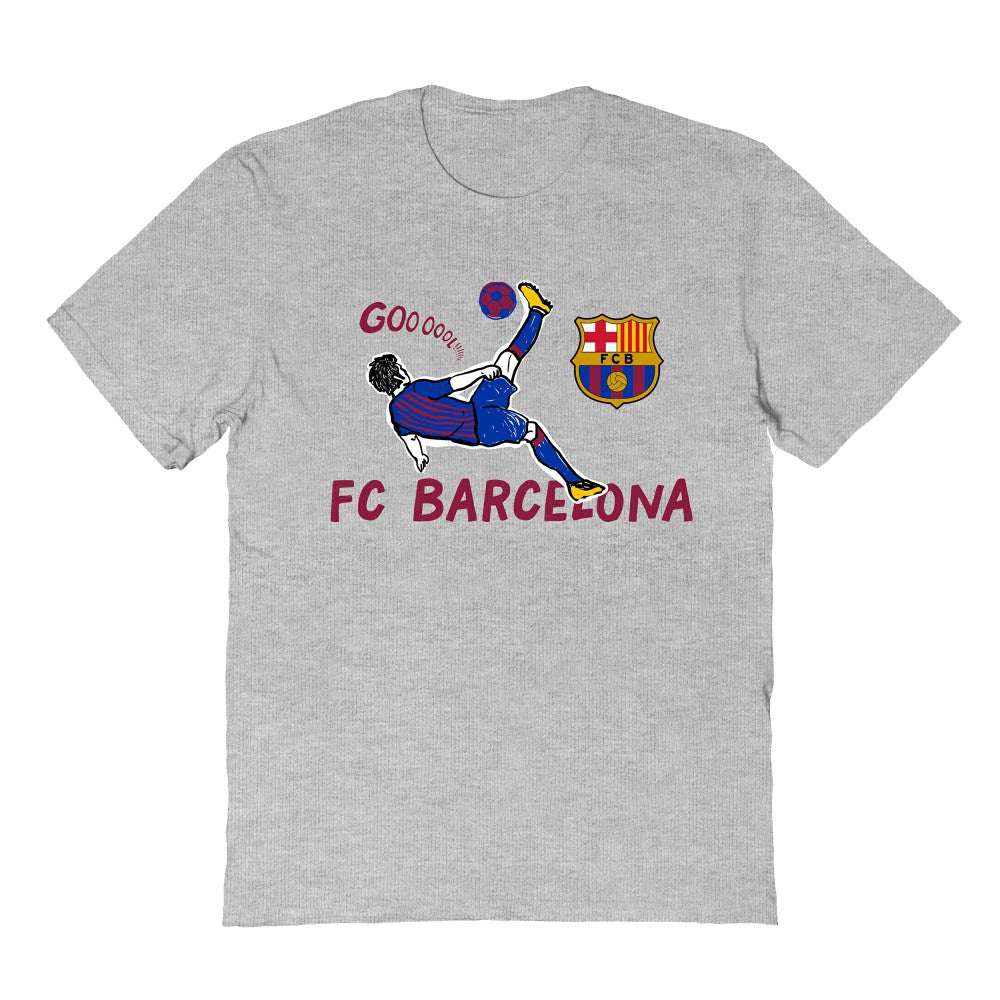 Barcelona Vive La Fete Youth Chilena Style T-Shirt - Gray shop