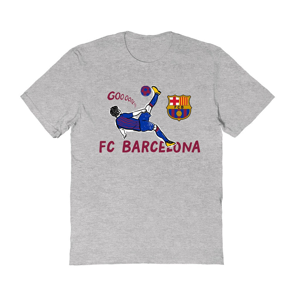 Barcelona Vive La Fete Women's Chilena Style T-Shirt - Gray discount