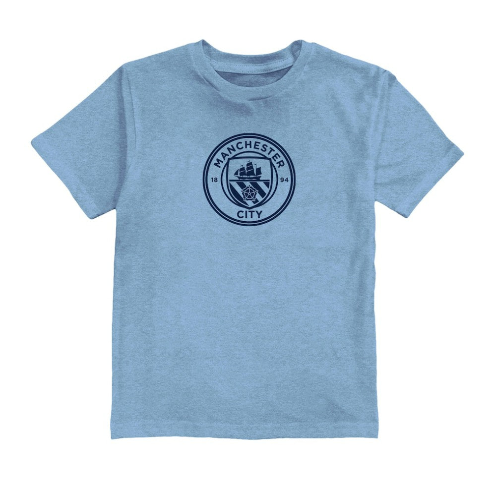 Phil Foden Manchester City Vive La Fete Youth Player Name & Number Color Badge T-Shirt - Light Blue discount