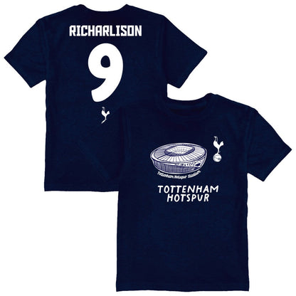 Richarlison Tottenham Hotspur Vive La Fete Youth Player Name & Number Stadium Style T-Shirt - Navy shop