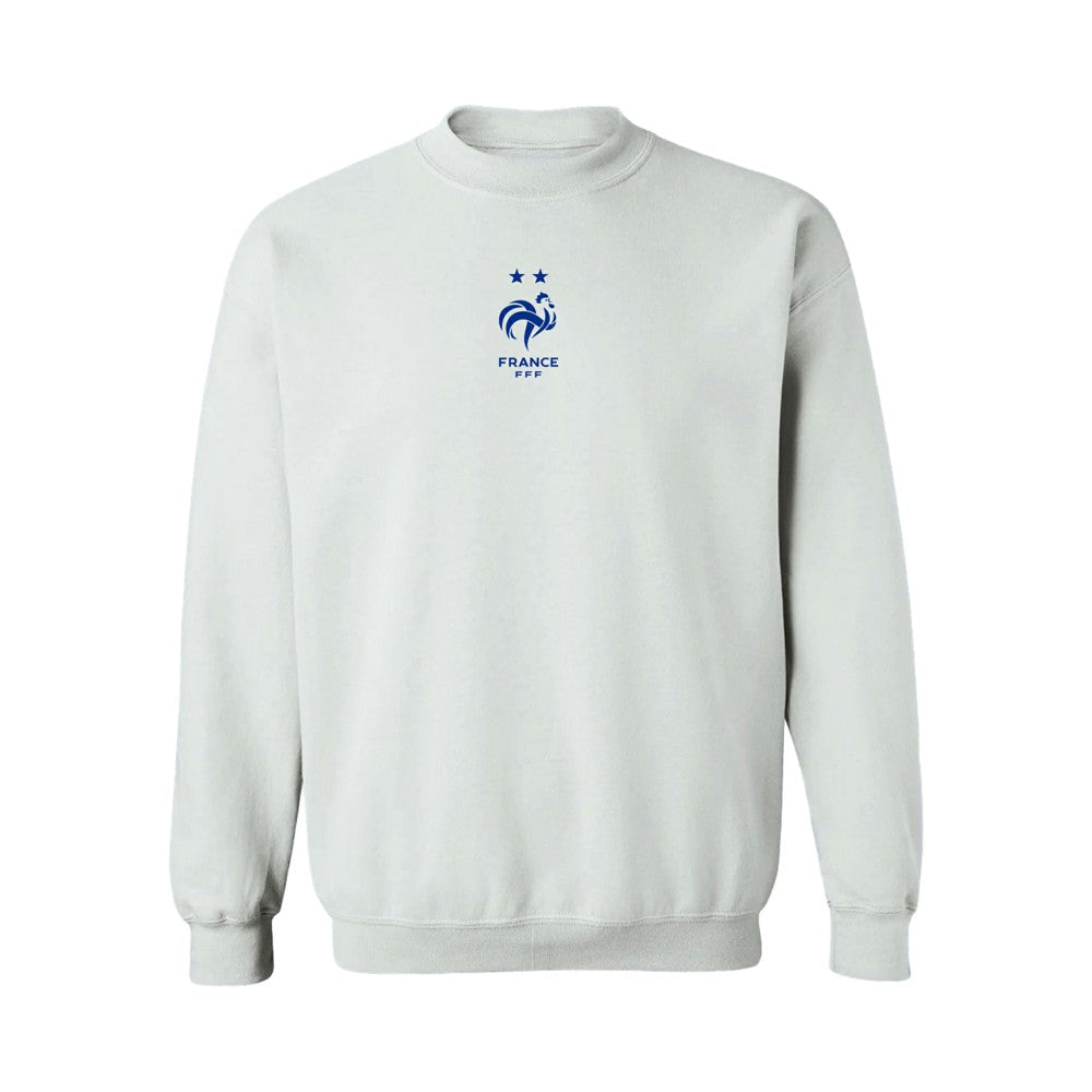 France National Team Vive La Fete Women's Color Badge Sweatshirt - White on sale