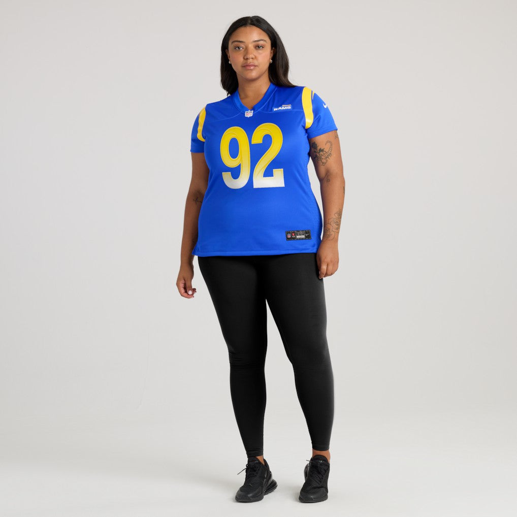 Harrison Mevis Los Angeles Rams Women's Team Game Jersey - Royal | Nike online