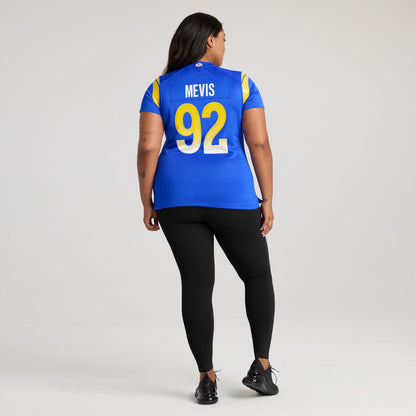 Harrison Mevis Los Angeles Rams Women's Team Game Jersey - Royal | Nike online