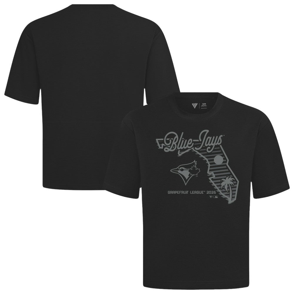 Toronto Blue Jays Levelwear Sunrise Luxe Signature Knit T-Shirt - Black