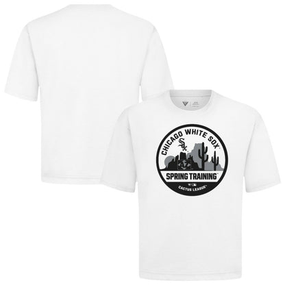Chicago White Sox Levelwear Spring Training Badge Luxe Signature Knit T-Shirt - White