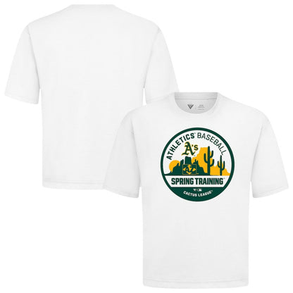 Athletics Levelwear Spring Training Badge Luxe Signature Knit T-Shirt - White