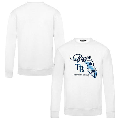 Tampa Bay Rays Levelwear Zane Sunrise Sweatshirt - White