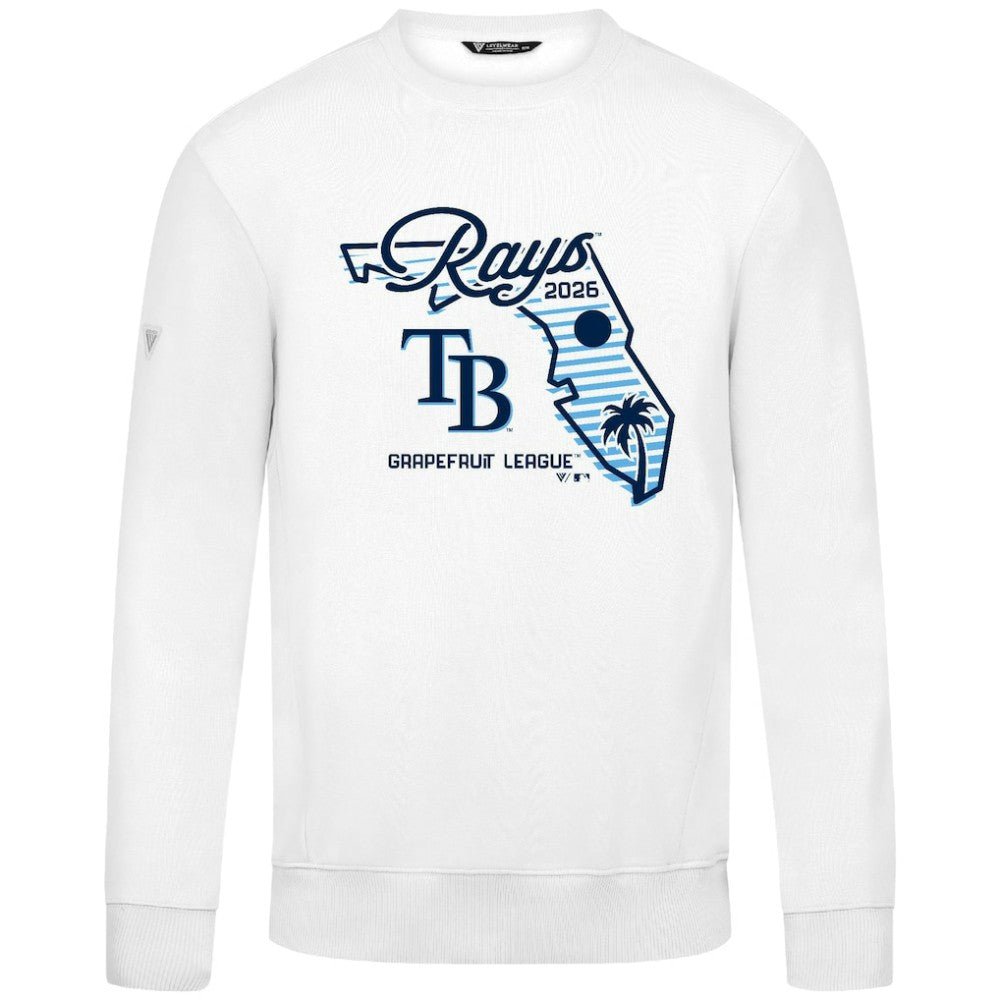 Tampa Bay Rays Levelwear Zane Sunrise Sweatshirt - White