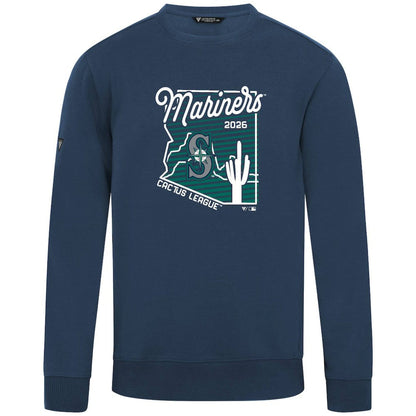 Seattle Mariners Levelwear Zane Sunrise Sweatshirt - Navy