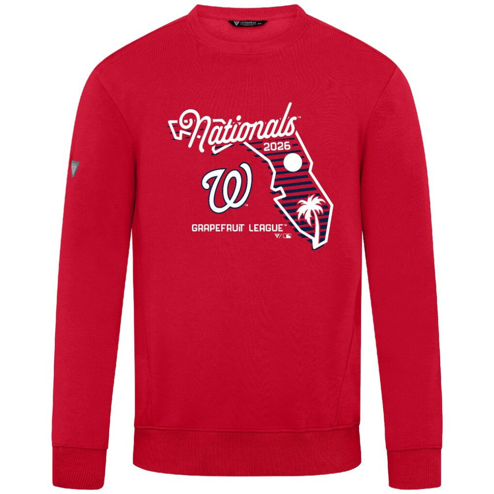 Washington Nationals Levelwear Zane Sunrise Sweatshirt - Red